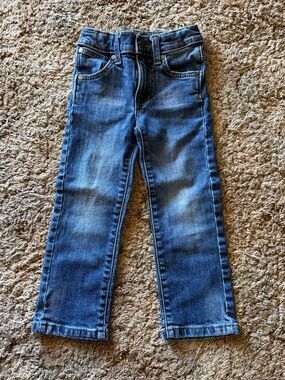 Wrangler Kids Blue Denim Straight Jeans